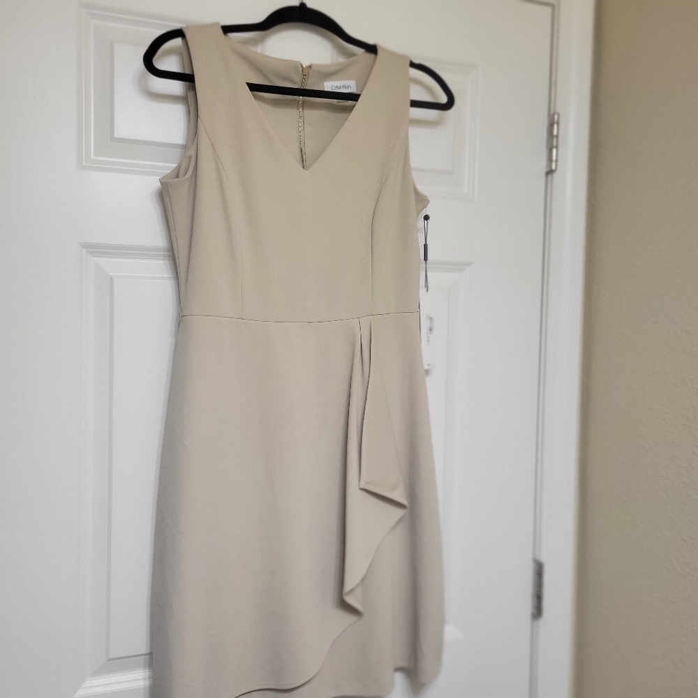Calvin Klein beige dress